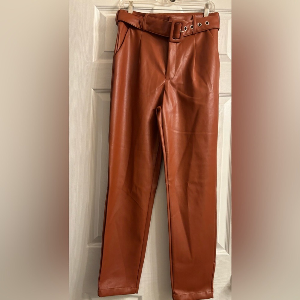 Shoedazzle faux leather. Rust color. Size M.